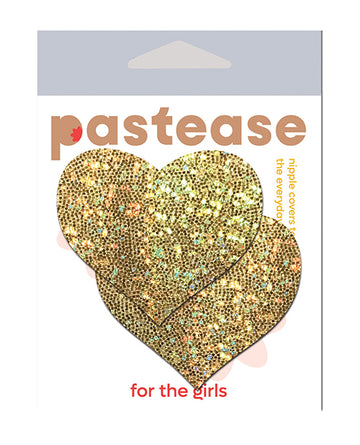 Pastease HRT-GLT-GL Glitter Heart, Gold, One Size