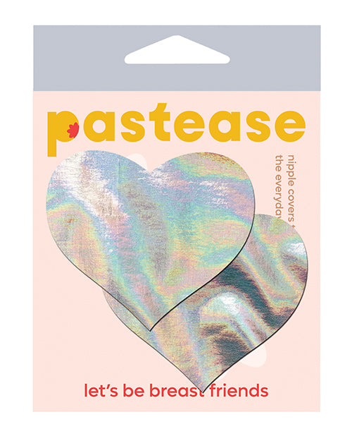 Pastease HRT-HOL-SL Hologram Heart, Silver One Size