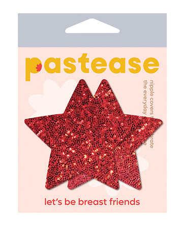 Pastease STR-GLT-RD Glitter Star, Red