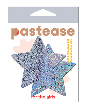 Pastease STR-GLT-SL Glitter Star, Silver One Size