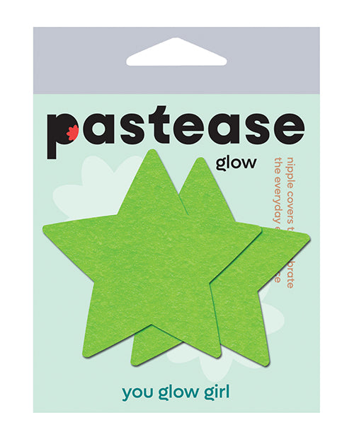 Pastease STR-GLW Premium Star, Glow in the Dark Green, One Size