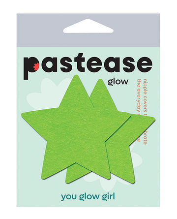 Pastease STR-GLW Premium Star, Glow in the Dark Green, One Size