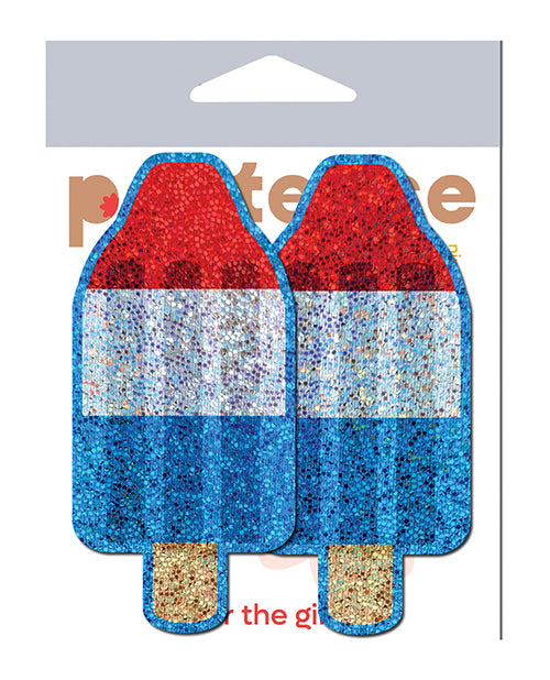 Pastease BPOP American Pop Nipple Pasties, Red/White/Blue
