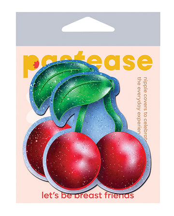 Pastease CHR-RD Premium Cherries Nipple Pasties, Red, 3.75-inch