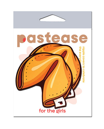 Pastease FCOK Sweet Golden Fortune Cookie Pasties, Adhesive, 2.8"x2.7"