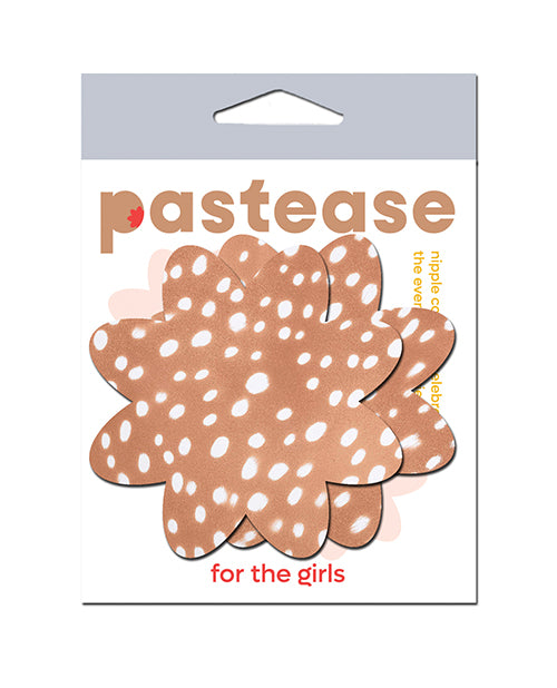 Pastease Woodland Fawn Petal Breast Pasties, Light Brown, 3"x3"