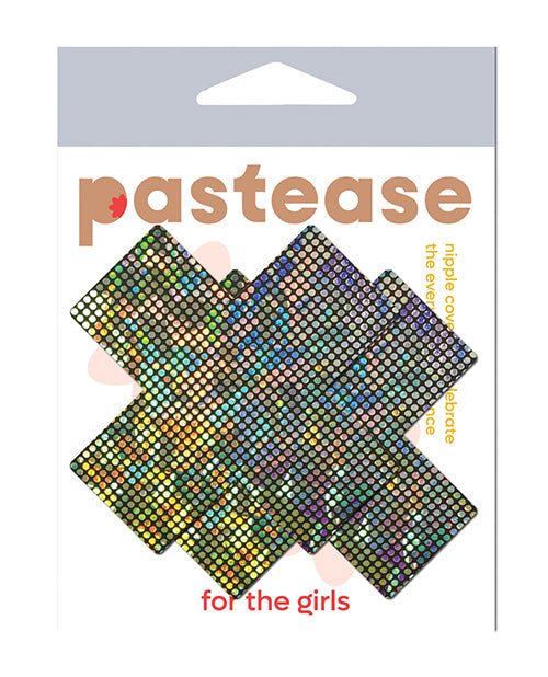 Pastease PLS-DIS-SL Disco Glitter Plus X, Silver, Polyester Spandex Blend