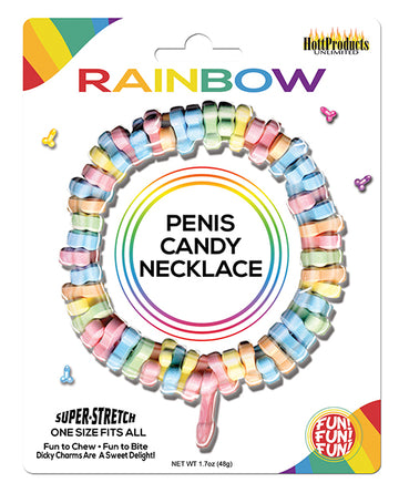 Hott Products HP-2157 Penis Candy Necklace, Assorted Colors, Assorted Fragrance