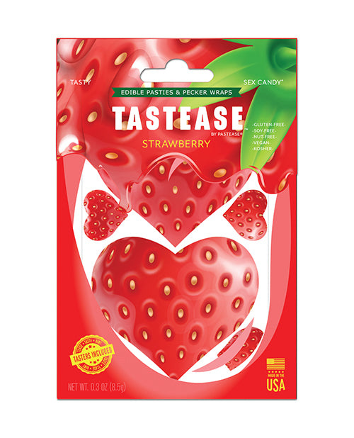 Pastease TTS-STW Tastease Edible Pasties & Pecker Wraps, Strawberry
