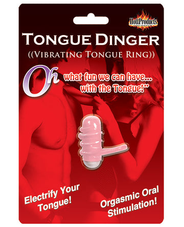 Hott Products HP-2170 Tongue Dinger, Magenta Vibrating Jelly