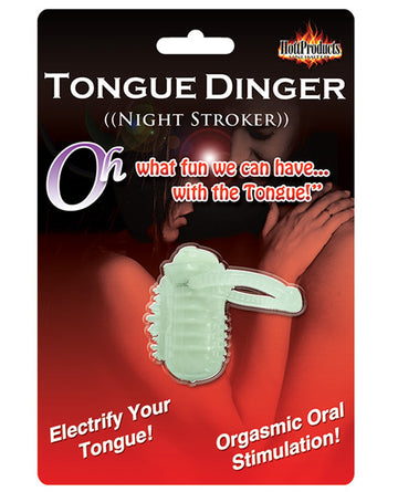 Hott Products HP-2192 Glow in the Dark Vibrating Stroker, Jelly