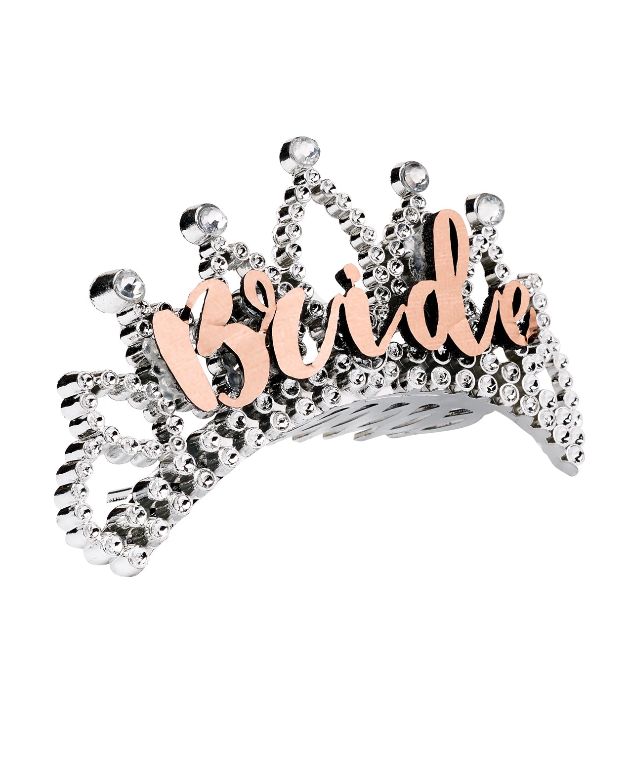 OMG International AL-TIARA-BRIDE Bride Tiara, Rose Gold