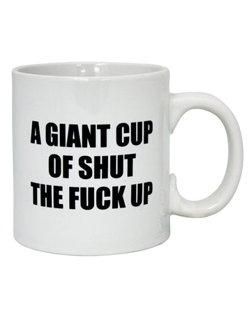 Island Dogs 58001 Attitude Mug, 22 oz Glass