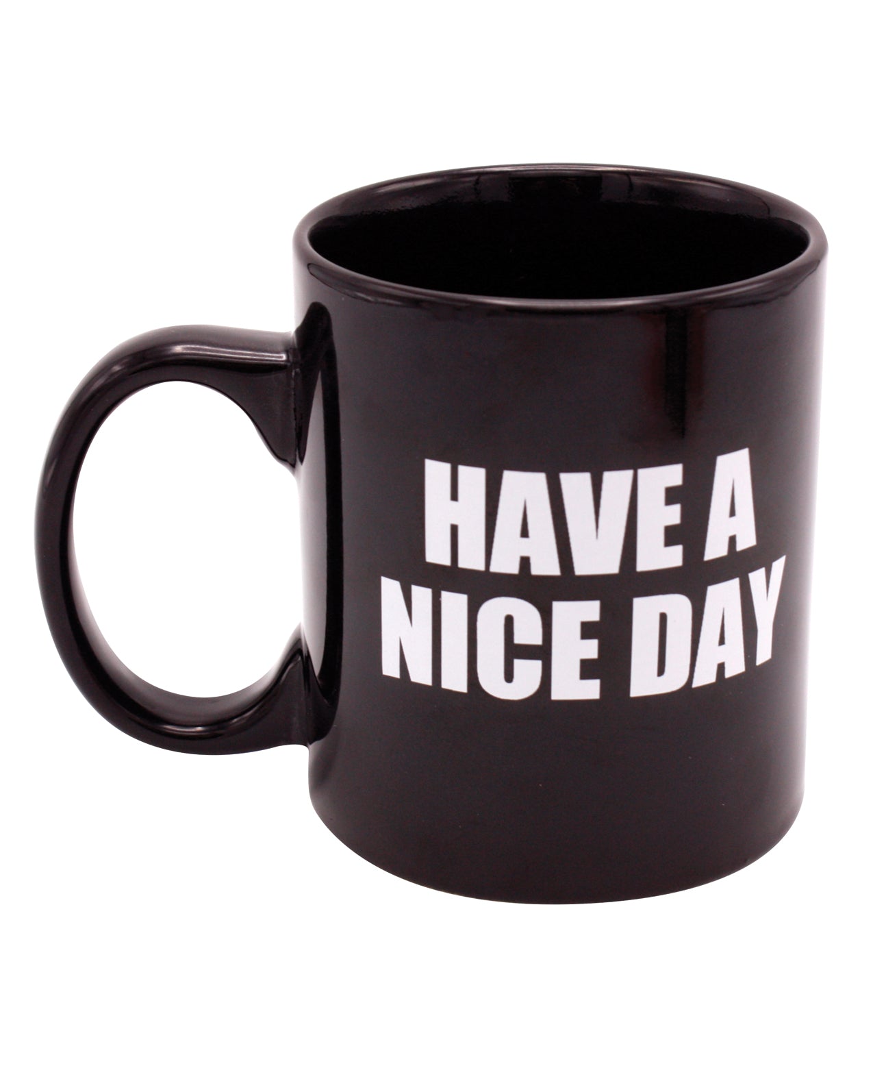 Island Dogs 57625 Attitude Mug, 16 oz, Ceramic, Black
