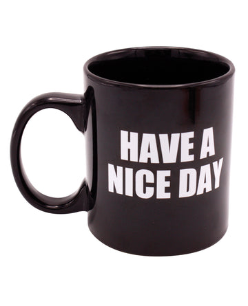 Island Dogs 57625 Attitude Mug, 16 oz, Ceramic, Black