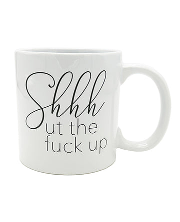 Island Dogs Attitude Ceramic Mug, 22 oz
