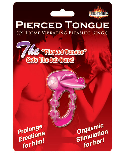 Hott Products HP-2296 X-treme Vibrating Pleasure Ring, Magenta Silicone