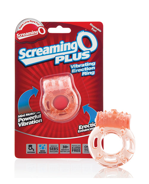 Screaming O SOP Screaming O Plus Vibrating Ring, Nude, 30 Min