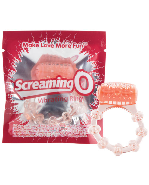 Screaming O SO Vibrating Cock Ring, Nude, with Bullet
