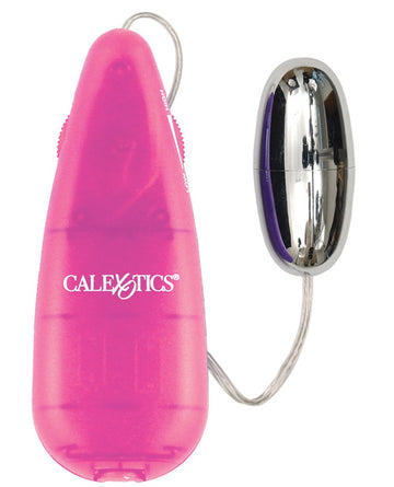 California Exotic Novelties Teardrop Bullet Vibrator, Pink, 2.25"
