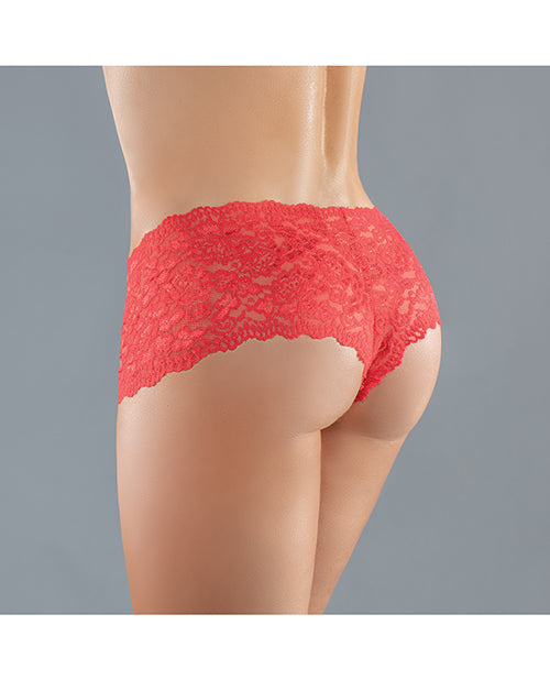 Allure Lingerie A1073R Candy Apple Panty, Red, One Size