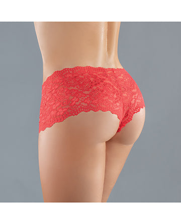 Allure Lingerie A1073R Candy Apple Panty, Red, One Size