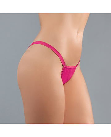 Allure Lingerie A1082HP Adore Wetlook Panty, Hot Pink, Elastane/Nylon, One Size