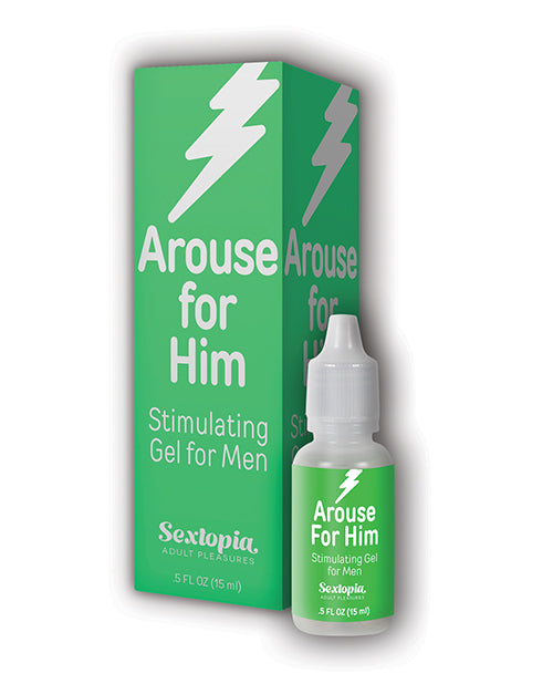 Body action products AFH05 Sextopia Arouse For Him Stimulating Gel, 1/2 oz