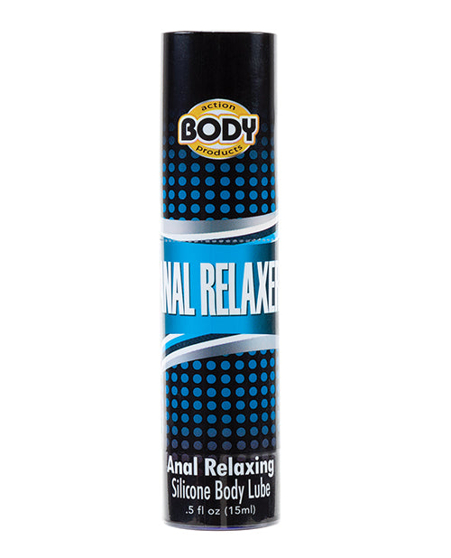 Body Action Products BAAR05 Anal Relaxer Silicone Lubricant, Natural Oils, .5 oz