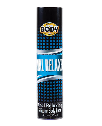Body Action Products BAAR05 Anal Relaxer Silicone Lubricant, Natural Oils, .5 oz
