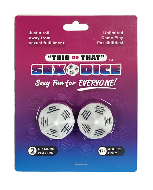 Ball & Chain DG16 This or That Sex Dice Game, Plastic