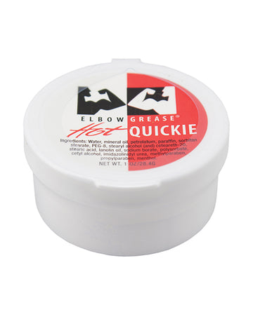 Elbow Grease BC-ECH01 Hot Cream Quickie, 1 oz Warming Sensation