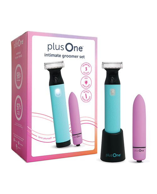 Beacon Wellness Brands 6726CN plusOne Intimate Groomer Set, 3-Blade