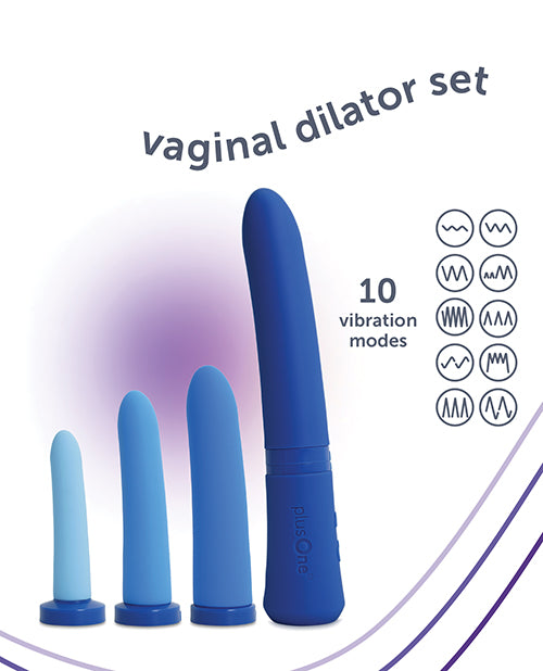 plusOne Vaginal Dilator Set with Heat and Vibration