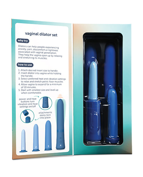 plusOne Vaginal Dilator Set with Heat and Vibration