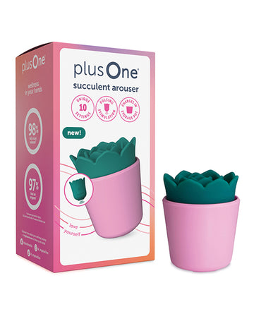 Beacon Wellness Brands, Inc 6790 plusOne Succulent Arouser, Silicone Vibrator