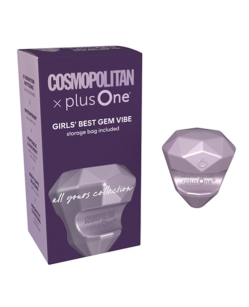 plusOne Cosmopolitan X Gem Vibe, 10-Setting Waterproof Rechargeable Vibrator