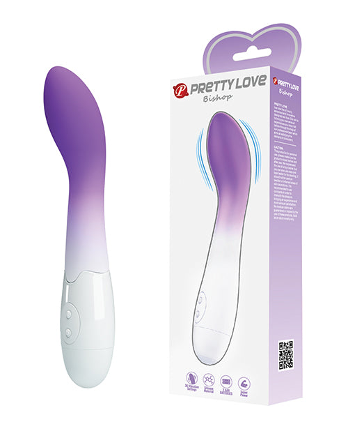 Pretty Love BI-014220-A6 Bishop Vibrator, Purple Ombre, 30-Function