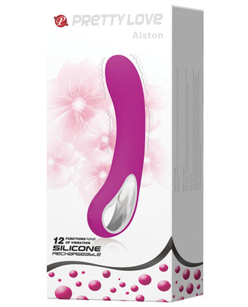 Pretty Love Alston 12-Function G-Spot Vibrator with Handle – Fuchsia