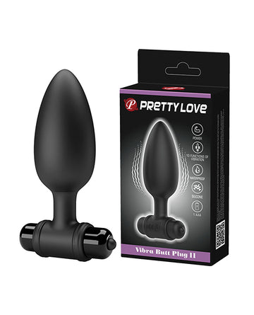 Pretty Love/ Crazy Bull BI-040107 Vibrating Butt Plug II, Silicone, 10 Function