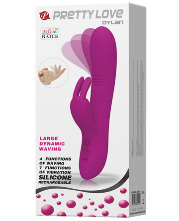 Pretty Love BI-068002 Fuchsia Dylan Bunny Ears Rabbit, 11 Functions