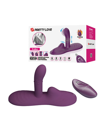 Pretty Love Luka Remote Controlled Vibe Pad, Purple