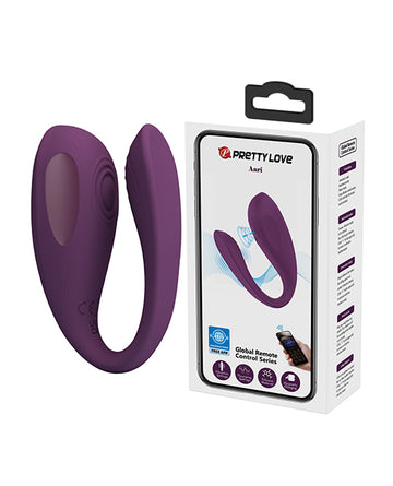 Pretty Love Aari Thumping Dual Vibrator, App-Controlled, Purple