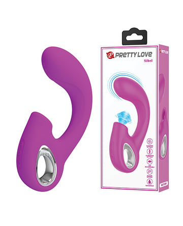 Liaoyang baile Sibel Tapping Rabbit G Vibrator, Fuchsia