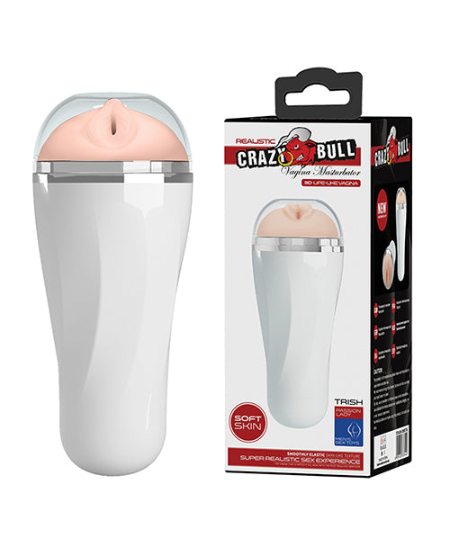 Pretty Love/ Crazy Bull BM-00900T66 Trish Masturbator, Ivory, TPE, Waterproof