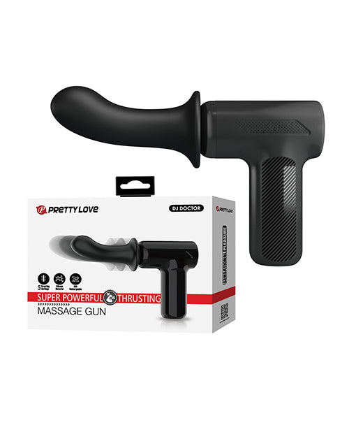 Pretty Love DJ Doctor Thrusting Gun Massager, Rechargeable with 5 Settings