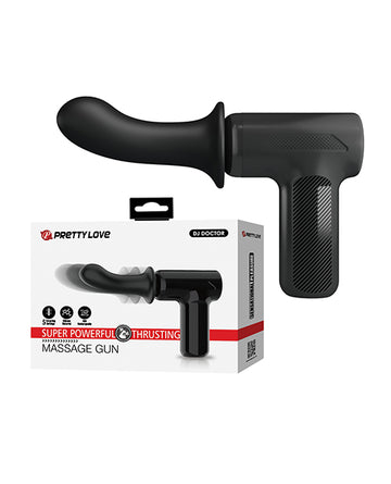 Pretty Love DJ Doctor Thrusting Gun Massager, Rechargeable with 5 Settings