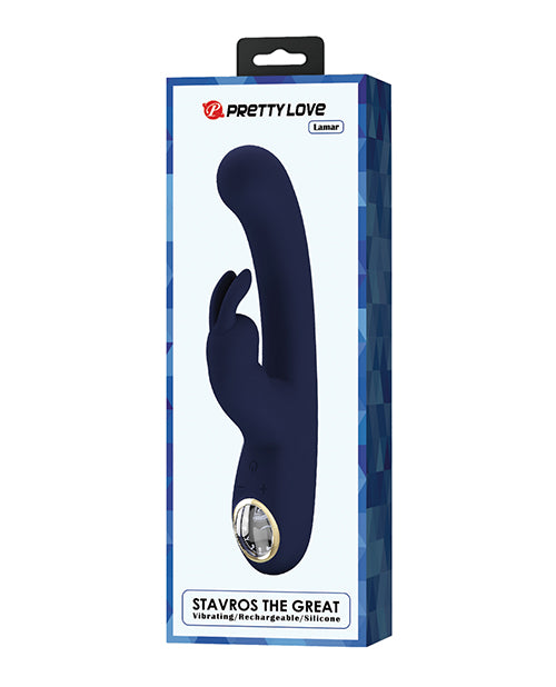 Pretty Love Lamar Rabbit Vibrator with Digital LED Display, USB Rechargeable