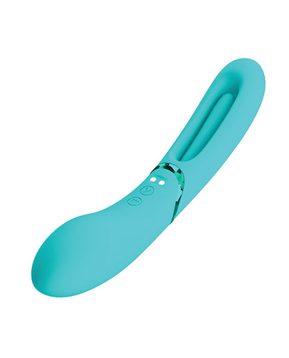 Pretty Love Romance Lexie Flapping G-Spot Massager, Aqua