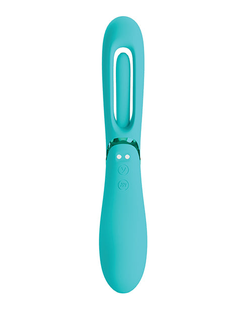 Pretty Love Romance Lexie Flapping G-Spot Massager, Aqua